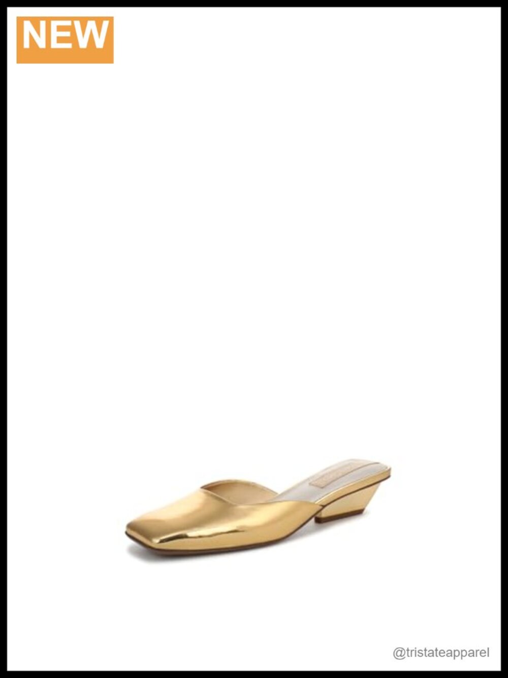 Franco Sarto Nicola Leather or Faux Leather Slip On Mule Heel